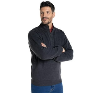 Kotting - Sweater Half Zipper Gris M