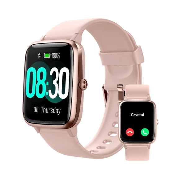 Reloj Inteligente Para Ios Y Android Con Llamadas Ip68 Rosa