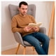 thumbnail image 5 of Sillón Poltrona Decorativo con Diseño Nórdico gris 0, 5 of 6