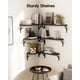 thumbnail image 2 of Juego de estantes de pared AMADA HOMEFURNISHING Wood Floating Black, 2 of 8