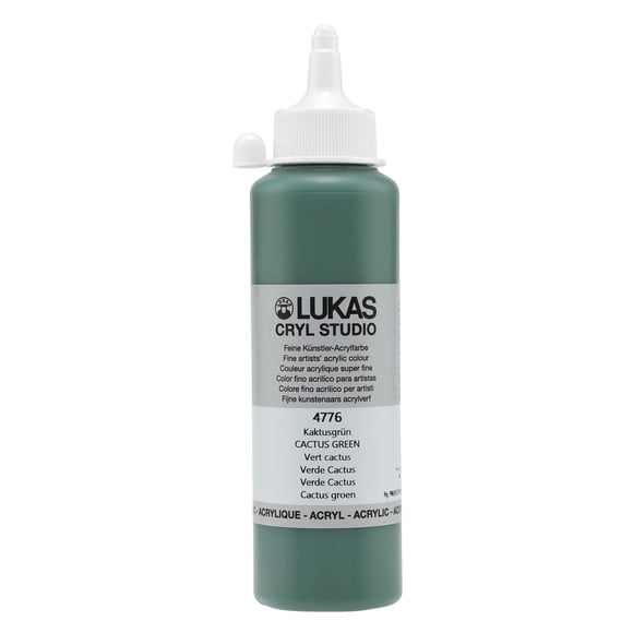 Pintura acrílica Lukas CRYL Studio Verde Cactus 250 ml
