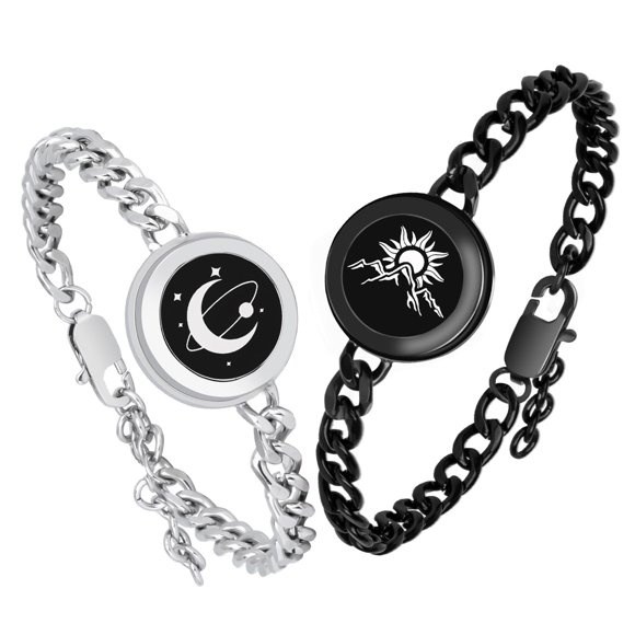 Set de Pulseras Inteligentes para Parejas EAOYAO de Larga Distancia