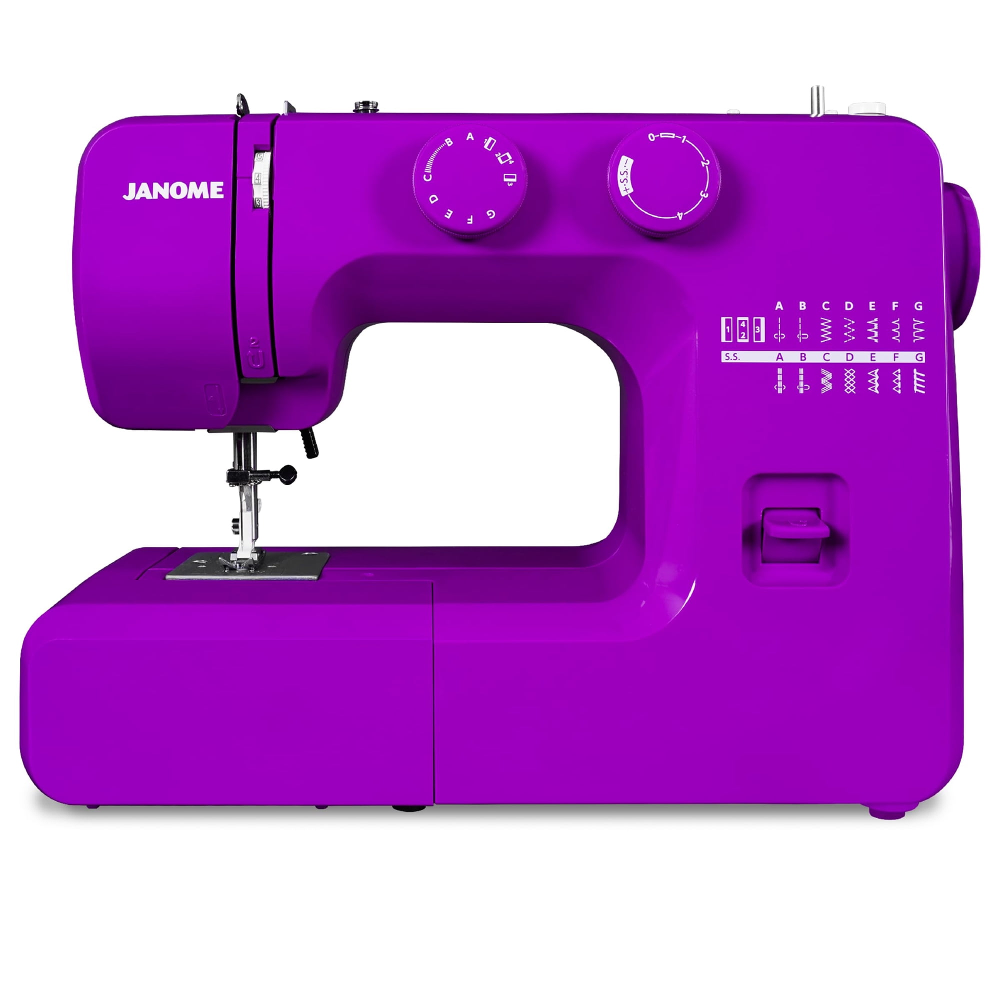 Máquina De Coser Janome Purple Majesty Fácil De Usar