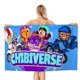 thumbnail image 1 of Chibiverso Toalla de playa de secado rápido con diseño temático, regalo para mujeres y niñas, ideal para cumpleaños, fans, amantes de la música, uso en la playa o al aire libre, 78 × 150 cm, 1 of 6
