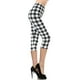 thumbnail image 1 of Leggings Capri Recortados con Estampado Multicolor, Estilo Ajustado y Cintura Alta con Banda [Seleccionar Color] = Multi, 1 of 2