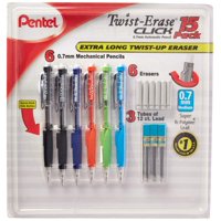 Lápices Mecánicos Pentel Twist-Erase Click 0,7 Mm Hb #2