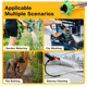 thumbnail image 2 of Manguera de Jardín Corta de 3 Ft Hembra a Hembra – Manguera Líder de Acero Inoxidable para Carrete de Manguera, Manguera de Agua Metálica Flexible sin Torceduras, a Prueba de Fugas de Alta, 2 of 7