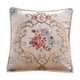 thumbnail image 4 of Funda de almohada bordada, funda de almohada decorativa europea de lujo, funda de cojín decorativa para decoración de habitación, cama, sillas y coche Beige, 4 of 5