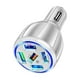thumbnail image 3 of Cargador De Coche Rápido De 5 Puertos USB QC3.0 Cargador De Teléfono De Coche Para Teléfonos GPS Coches Blanco, 3 of 5