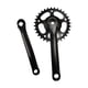 thumbnail image 1 of Juego De Platos Y Bielas Para Bicicleta, Componentes De Rueda Dentada, Juego De Brazos De Manivela Para Bicicleta De Montaña De 165mm, Color Negro, 1 of 4