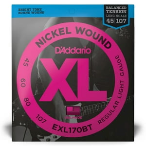 Set Cuerdas Bajo Eléctrico 45-107 Exl170Bt Daddario