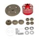 thumbnail image 3 of Partes De Actualización De ACCS De Diy De Mando De Caja Diferencial Para 1/10 Xv-02 BT-01 Rojo, 3 of 5