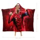 thumbnail image 2 of Cristiano Ronaldo Manta Capa con Capucha Anti-Bolitas, Manta de Lana Ártica Suave, Manta Portátil de Felpa Ligera y Lujosa, Poncho para Siesta en Casa y Oficina,100*130cm, 2 of 6