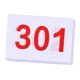 thumbnail image 4 of Babero Para Correr Números De Competidor Ligeros Para Gimnasia Baloncesto Fútbol 301 A 400, 4 of 5