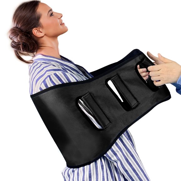 Cinturón de marcha acolchado Leetye Mei Transfer Sling negro
