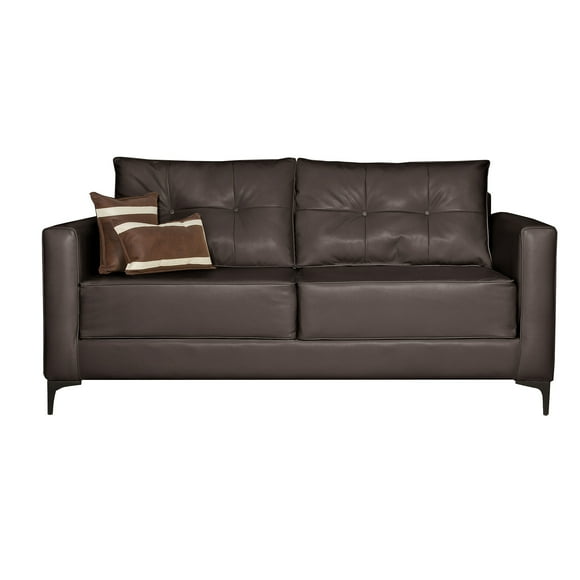Sofa Cadillac 2 Cuerpos Pu Chocolate