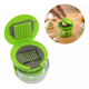 thumbnail image 2 of Picador de ajo cortador rallador rebanador cocina verde, 2 of 3
