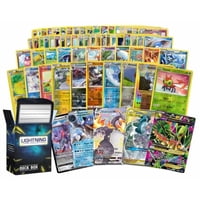 Paquete De Cartas Pokémon De 50 Cartas Surtidas Más 1 Ultra Rara Con Caja De Baraja Lcc