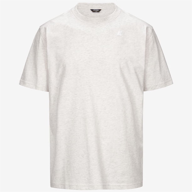 Polera K-Way Men Solo White Bleach Melange