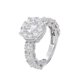 thumbnail image 1 of Anillos de Moissanita para Mujer Color D VVS1 Anillo de Diamante para Mujer Banda de Boda Anillo de Compromiso de Moissanita de Plata Esterlina 925 Joyería para Mujer Talla 5-10, 1 of 7