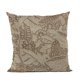 thumbnail image 1 of Cojín decorativo Plutus Brands Plutus mostaza jacquard marrón 50 x 50 cm, 1 of 9