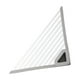 thumbnail image 3 of Escurridor De Platos Para Fregadero Plegable Triangular, Accesorio Versátil Para Cocina Portátil, 60x43x43cm, Gris Claro, 3 of 3