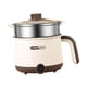 thumbnail image 1 of Olla Eléctrica Peque?a De 1,8 L, Portátil, Antiadherente, Para Arroz, Sopa Y Avena, Con Vaporera De Acero., 1 of 5