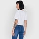 thumbnail image 2 of Polera Mujer Crop Blanco Fun Manga Corta Corona, 2 of 5