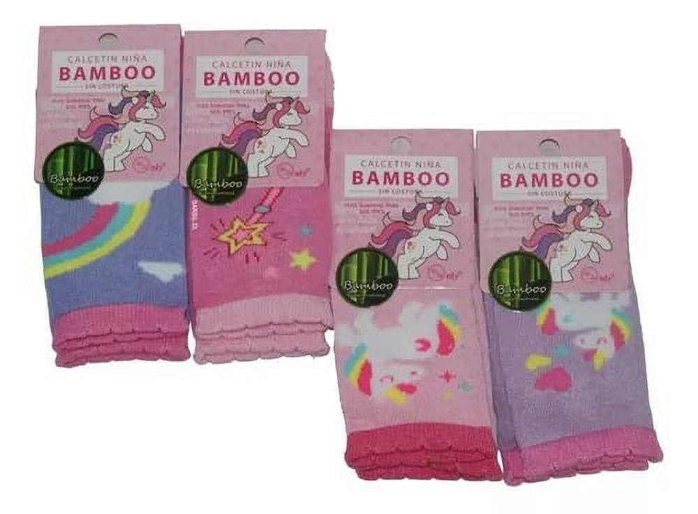 Only Zaza - Calcetín De Bamboo Para Niña - Sin Costuras - Docena
