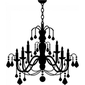 Rienda Libre Graphics - Decomural Grand Candle Chandelier Dining Room Ws-15587