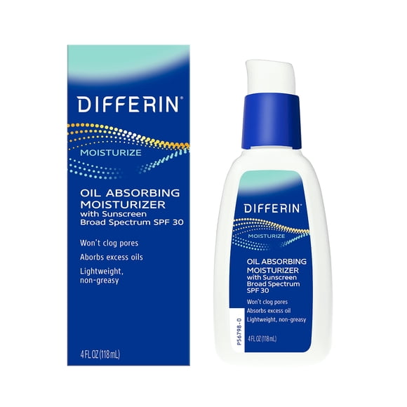 Crema hidratante Differin Oil Absorbente con SPF 30 120 ml para rostro