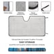 thumbnail image 2 of Padre Americano Parasol para Parabrisas Delantero Protector Plegable, Visera Solar para Auto Bloquea Rayos UV Mantiene tu Vehículo Fresco 130cm*70cm, 2 of 6