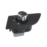 Ioensy - Perilla De Ajuste Del Interruptor De Control Del Espejo Retrovisor Lateral Para Volkswagen Passat Negro