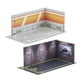 thumbnail image 2 of 2x 1/24 Modelo De Coche DIY Diorama Paisaje De Estacionamiento Para Amantes De Los Modelos Pared Naranja, 2 of 5