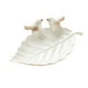thumbnail image 3 of Pendientes En Forma De Hoja De Porcelana, Bandeja De Joyería, Plato De Aperitivos Para Regalo De Inauguración De La Casa, Color Blanco, 3 of 5