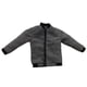 thumbnail image 3 of Chaqueta De Bombardero Gris Con Cremallera Para Hombre A Escala 1/6 Para Figura De Acción De 12 '', 3 of 3