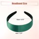 thumbnail image 4 of Diadema Ancha de Satén para Mujeres de Unique Bargains  Diadema Ancha de 1.57" Verde, 4 of 7