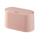 thumbnail image 3 of Cubo de Basura de Encimera, Cubo de Basura Tipo , Cubo de Basura Compacto con Tapa, Cubo de Basura de Mesa para Escritorio, Baño Doméstico , Rosado, 3 of 5