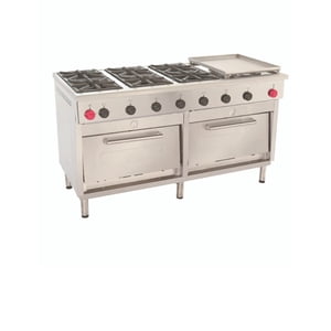 Maigas - Cocina 6 Platos + Churrasquera Grande 6Ea56 (Glp)