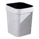 thumbnail image 3 of Papelera De Baño Pequeña, Cesta De Basura Cuadrada De 14L Para Inodoro, Hogar, Sala De Estar, Color Blanco, 3 of 5