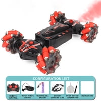 Auto Control Remoto Aaronmei 4Wd 2.4Ghz Rojo