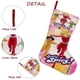 thumbnail image 5 of Totally Spies Tema: Calcetines de Navidad, fino lino blanco para colgar en escaleras y chimenea, decoración navideña para el hogar, regalo de Navidad. 45cm × 32cm, 5 of 5