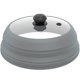 thumbnail image 1 of Tapa anti salpicaduras para microondas GLOU‑GLOU GOOSE GGG 27 cm ventilada gris, 1 of 8