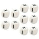 thumbnail image 1 of 10x Símbolo Dados Cuadrados Suministros Matemáticas Contar Enseñanza Para Niños Blanco, 1 of 5