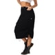 thumbnail image 4 of INSPIRE CHIC Falda de Carga de Mezclilla para Mujer Regreso a Clases Falda Larga de Jean con Cintura Alta y Cordón Negro M, 4 of 6