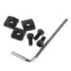 thumbnail image 1 of 3 Tornillos De Tuerca De Bloqueo Para Guitarra, Repuesto De Piezas De Guitarra Para Puente Trémolo Negro, 1 of 5