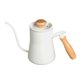 thumbnail image 2 of Hervidor De Goteo De 550 Ml Con Mango De Madera Para Verter Sobre Cafetera Tetera Blanca, 2 of 5