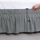 thumbnail image 3 of suxuMhao Faldas para Cama - Volante Antipolvo de 15in de Caída, Falda para Cama con Volantes de Poliéster-algodón Suave, Falda para Cama de Fácil Instalación para Dormitorio, Volante Antipolvo, 3 of 4