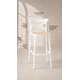 thumbnail image 3 of Pack de 4 Taburetes Crossback Danubio Altos de Bar o Terraza Exterior  - Blanco, 3 of 6