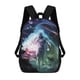 thumbnail image 1 of Space Ghost-theme Backpack, Campus style schoolbag Bookbag with Adjustable Shoulder Straps And Large Zip Compartment, Unisex Travel Bags., 1 of 6